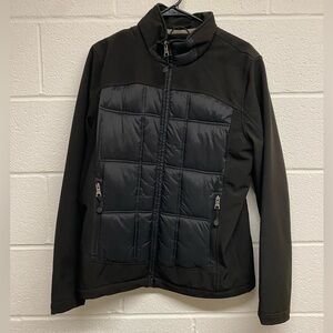 Men’s Fitted Guess Black Quilted Jacket - Size Medium